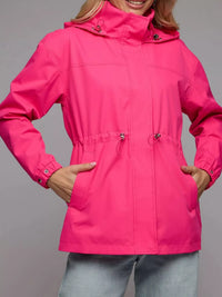 The Breeze Hooded Drawstring Windbreaker