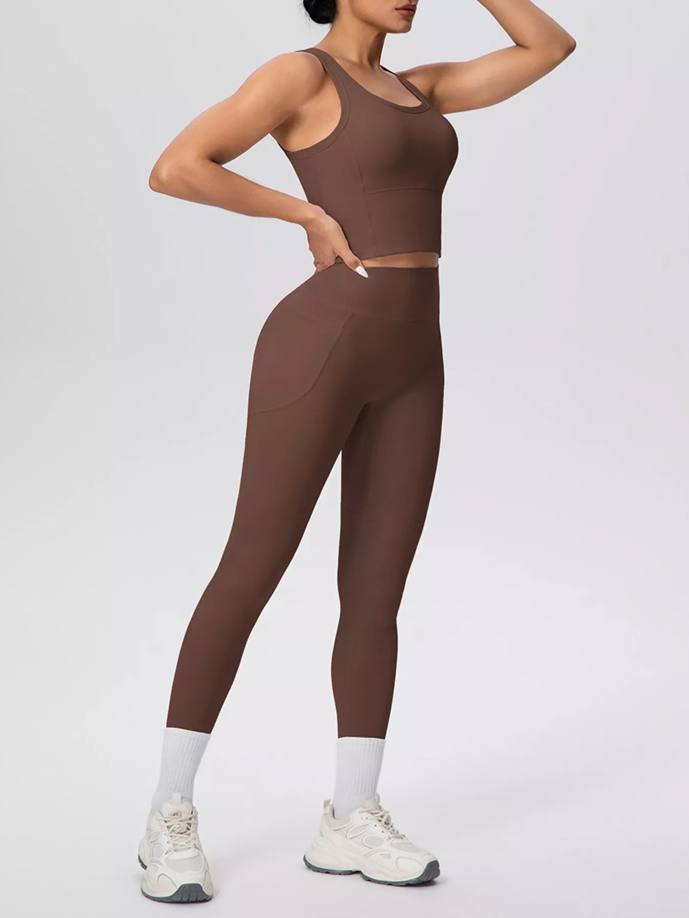 The Lucia Scoop Tank & Legging Set