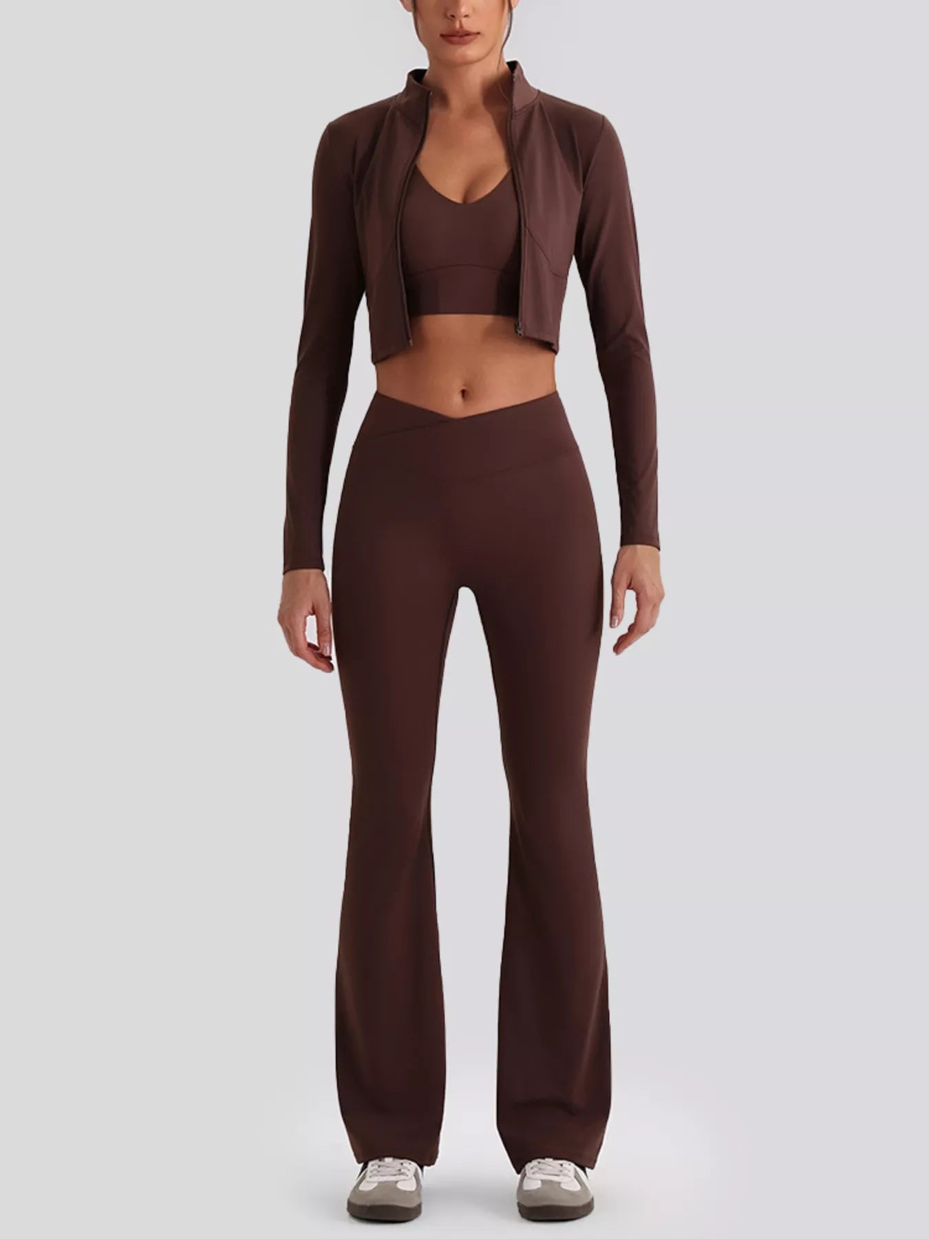 The Cleo Criss-Cross V-Neck Tank & Legging Set