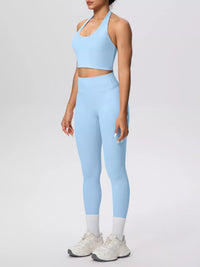 The Lucia Halter Crop Top & Legging Set