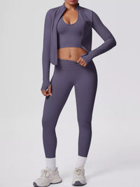 The Lucia Three-Piece Tank, Jacket & Legging Set