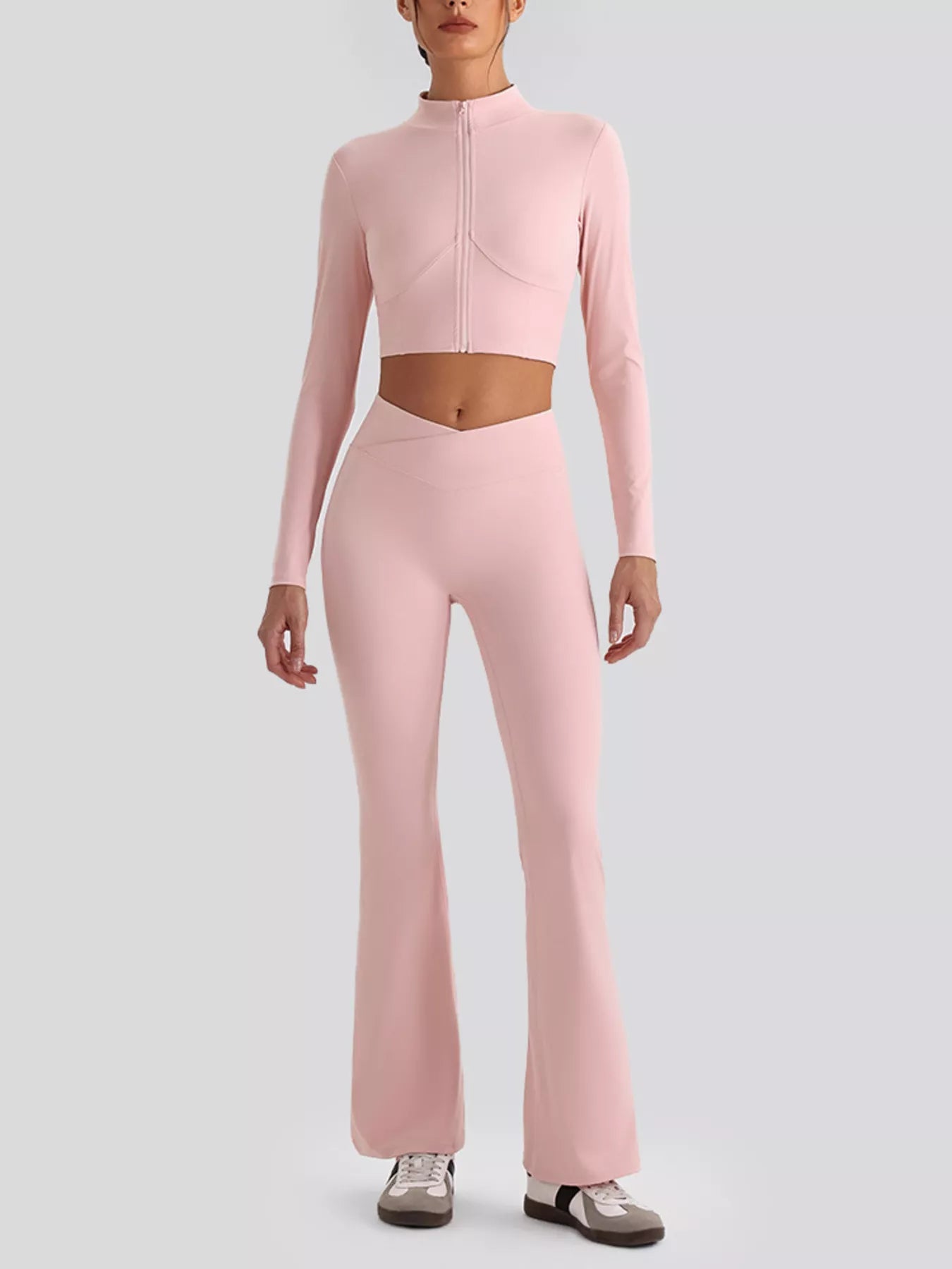 The Cleo Criss-Cross V-Neck Tank & Legging Set