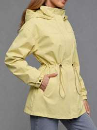 The Breeze Hooded Drawstring Windbreaker
