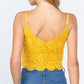 Crochet Lace Cami Woven Top