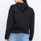 Self-tie Drawstrings Hoodie