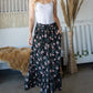 Elastic Waistline Maxi Skirt