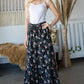 Elastic Waistline Maxi Skirt