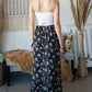 Elastic Waistline Maxi Skirt