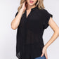 Dolman Slv Button Down Woven Top