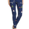 Christmas Cartoon Printed High Waisted Leggings