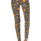 Sports Printed, Full Length, High Waisted Leggings