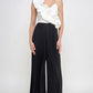 Cami Asymmetrical Ruffle Detail Pleated Bottom Jumpsuit