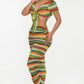 Color Me Mine Beach Sarong Skirt Set