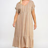 Boho Maxi Dress W/ Slip