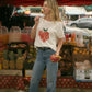 Amore Garment-washed Fruit Graphic Tee