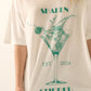 Shaken Stirred Martini Distressed Graphic Tee