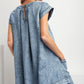 Stone Washed Denim Swing Dress