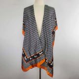 Multi Print Silky Scarf And Shawl