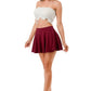 Pleated Mini Skort