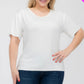 Plus Size Basic Short Sleeve T-shirt