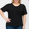 Plus Size Basic Short Sleeve T-shirt