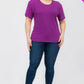 Plus Size Basic Short Sleeve T-shirt