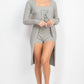 Longline Self-tie Cardigan Sweater