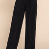 Elastic Waist Tencel Long Pants