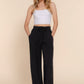 Elastic Waist Tencel Long Pants