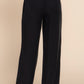 Elastic Waist Tencel Long Pants