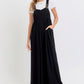 Adjustable Strap Overall Wide Leg Jumpsuit