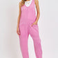 Mineral Washed Summer Jumpsuit