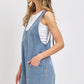 Summer Denim Overall Romper