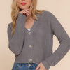 Long slv v-neck sweater cardigan