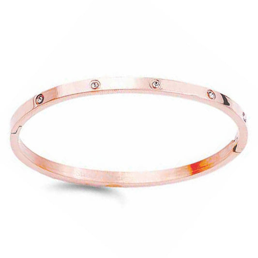 Stainless Steel Basic Metal Bracelet