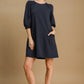 French Terry Mini Dress