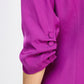 Buttoned Detail 3/4 Sleeve Blazer