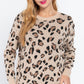 Long Slv Animal Jacquard Sweater