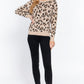 Long Slv Animal Jacquard Sweater