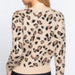 Long Slv Animal Jacquard Sweater