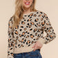 Long Slv Animal Jacquard Sweater