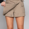 Waist Belted Cargo Skort