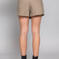 Waist Belted Cargo Skort