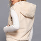 Hoodie Faux Fur Vest