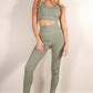 Tank crop top & high waist leggings set