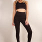 Tank crop top & high waist leggings set