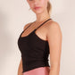 Criss cross back sports top