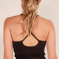 Criss cross back sports top