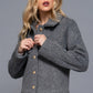 Long Slv Teddy Fleece Short Jacket