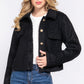 Long Slv Teddy Fleece Short Jacket